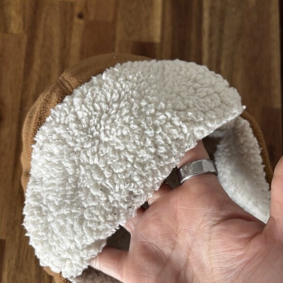 Carhartt Sherpa Lined Little Bubba Hat Ear Flaps Size Infant Toddler Winter Gorp - Picture 3 of 9